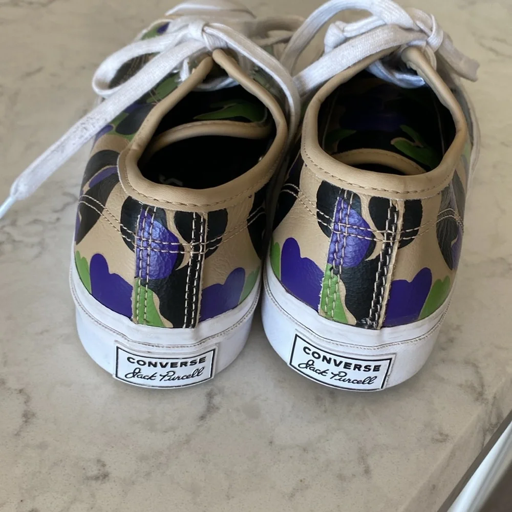 Unisex Converse Jack Purcell. Oxford  Low Candied Ginger Camo women 7.5